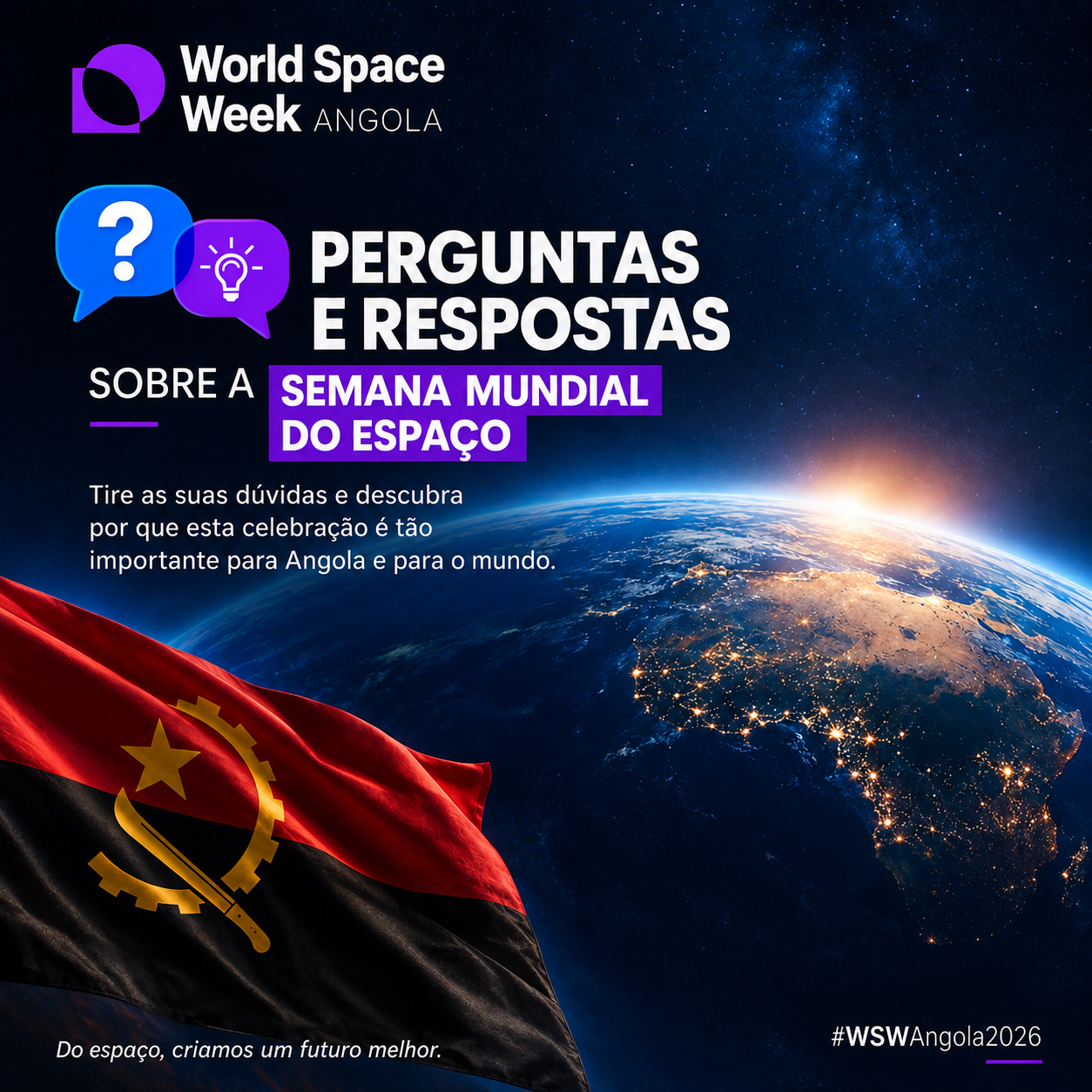 Semana Mundial do Espaço 2026 - Perguntas e Respostas